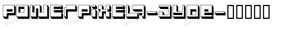 PowerPixel7-Jy0E字体转换