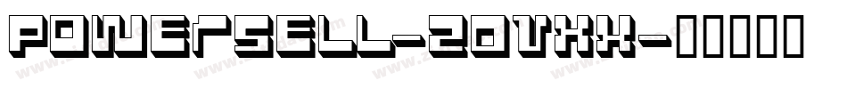 PowerSell-2OvxX字体转换