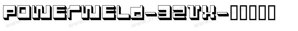 Powerweld-3ZvX字体转换