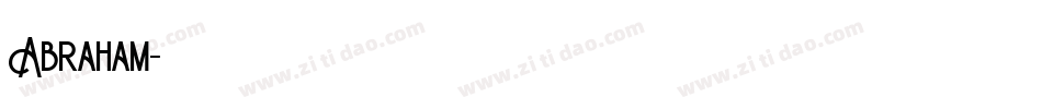 Abraham字体转换