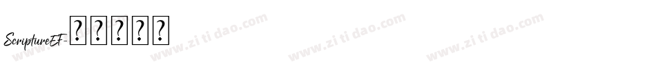 ScriptureEF字体转换