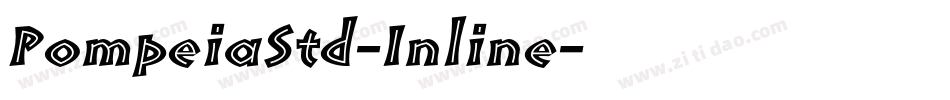 PompeiaStd-Inline字体转换