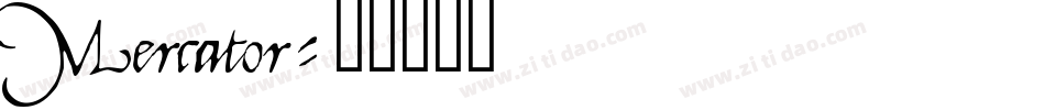 Mercator字体转换