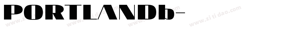 PORTLANDb字体转换