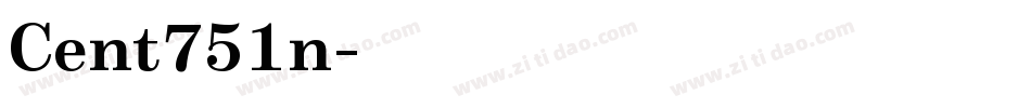 Cent751n字体转换