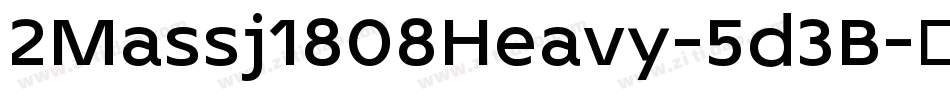 2Massj1808Heavy-5d3B字体转换
