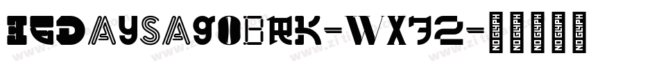 36DaysAgoBrk-wx72字体转换