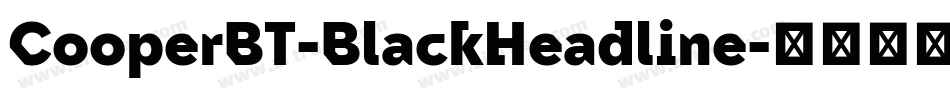 CooperBT-BlackHeadline字体转换