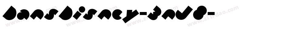 DansDisney-3nJ8字体转换