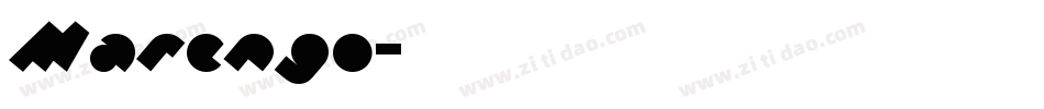 Marengo字体转换