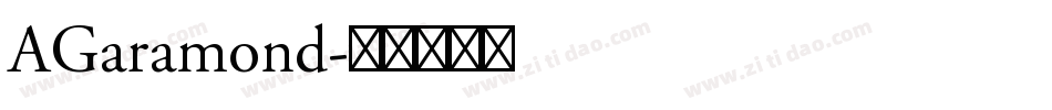 AGaramond字体转换