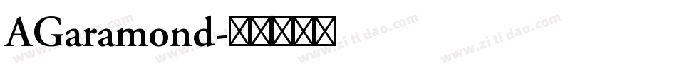 AGaramond字体转换