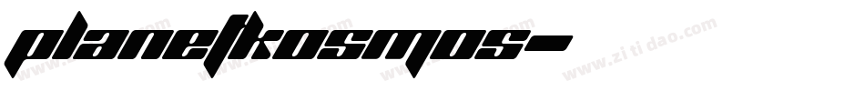 PlanetKosmos字体转换
