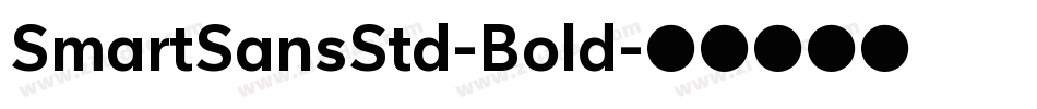 SmartSansStd-Bold字体转换