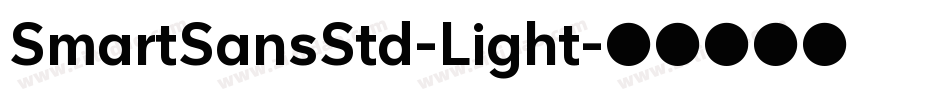 SmartSansStd-Light字体转换
