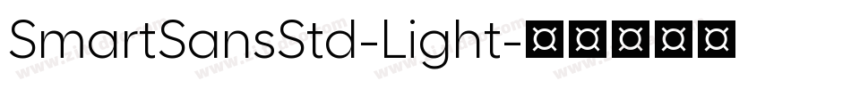 SmartSansStd-Light字体转换
