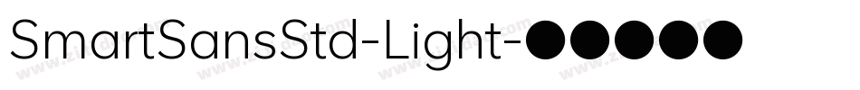 SmartSansStd-Light字体转换