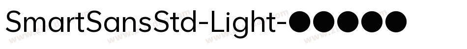 SmartSansStd-Light字体转换