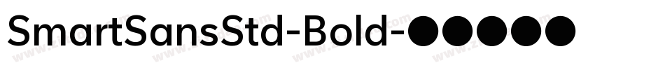 SmartSansStd-Bold字体转换