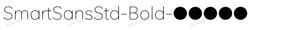 SmartSansStd-Bold字体转换