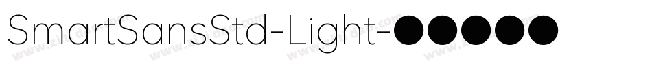 SmartSansStd-Light字体转换