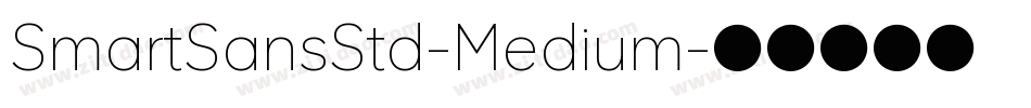 SmartSansStd-Medium字体转换