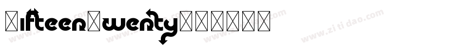 FifteenTwenty字体转换