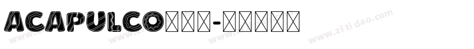 Acapulco手机版字体转换