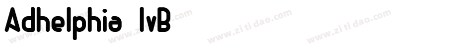 Adhelphia-9lvB字体转换