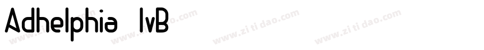 Adhelphia-9lvB字体转换