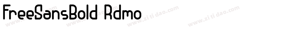 FreeSansBold-Rdmo字体转换