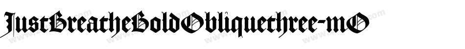JustBreatheBoldObliquethree-mOAj字体转换
