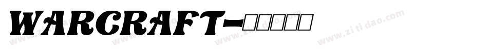 warcraft字体转换