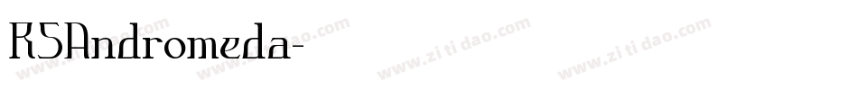 RSAndromeda字体转换