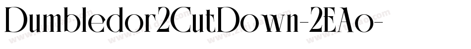 Dumbledor2CutDown-2EAo字体转换