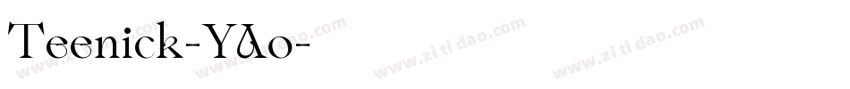 Teenick-YAo字体转换