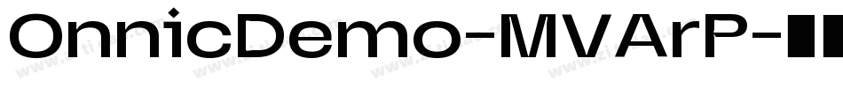 OnnicDemo-MVArP字体转换