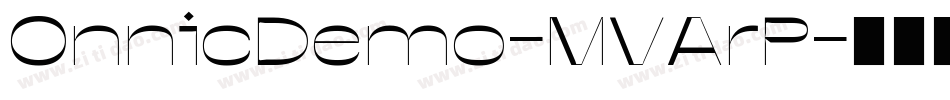 OnnicDemo-MVArP字体转换