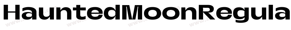 HauntedMoonRegular-j240字体转换