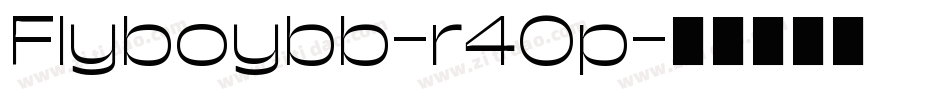 Flyboybb-r40p字体转换
