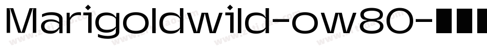 Marigoldwild-ow80字体转换