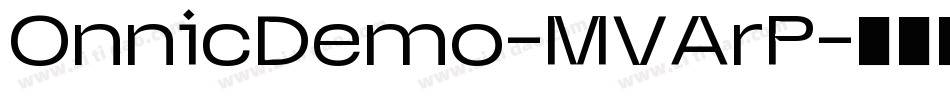 OnnicDemo-MVArP字体转换