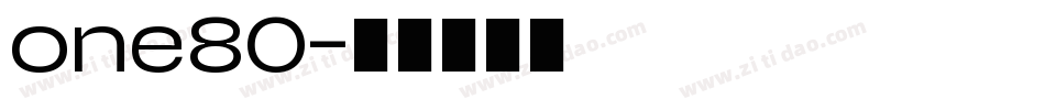 one80字体转换