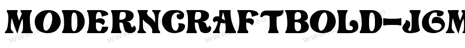 ModernCraftBold-J6Mm字体转换