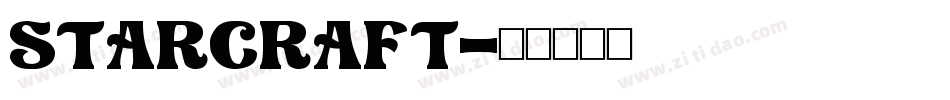 Starcraft字体转换