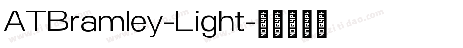 ATBramley-Light字体转换