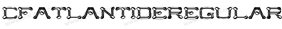 CfAtlantideRegular-20q8字体转换