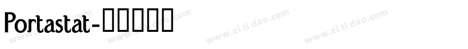 Portastat字体转换