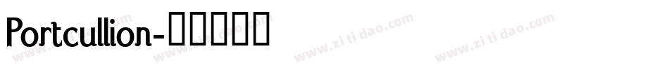 Portcullion字体转换