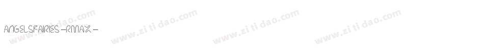 Angelsfairies-rmAx字体转换
